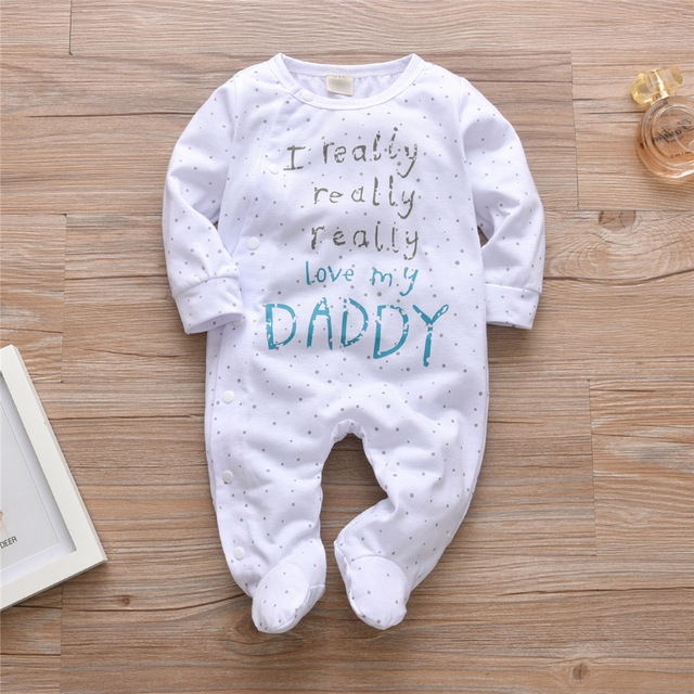 Baby - I love My Mummy/Daddy Sleepsuit